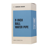 (WATER PIPE) 9" HUMAN GRADE BALL - GREEN