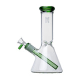 (WATER PIPE) 9" HUMAN GRADE BEAKER - GREEN