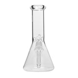 (WATER PIPE) 9" HUMAN GRADE BEAKER - CLEAR