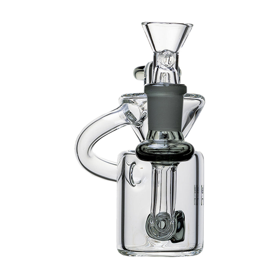 (ASH CATCHER) 4" HUMAN GRADE THE RECYCLER 45° - CLEAR