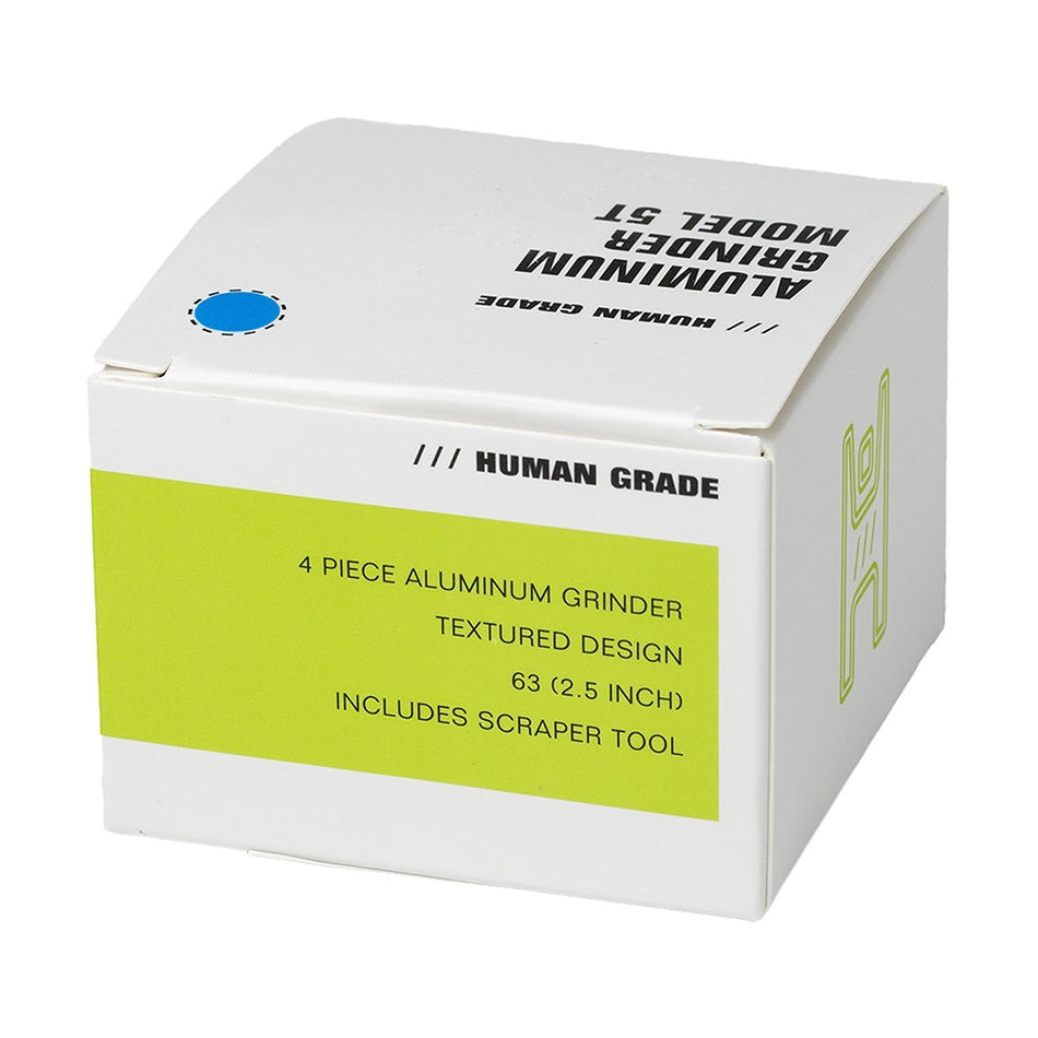 (GRINDER) 2.5" HUMAN GRADE 4PC #5T - TEAL