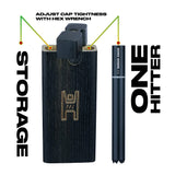 (DUGOUT) HUMAN GRADE WOODEN DUGOUT - BLACK