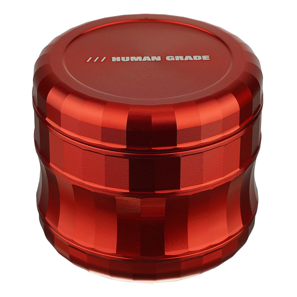 (GRINDER) 2.5" HUMAN GRADE 4PC #6M - RED