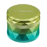 (GRINDER) 2.5" HUMAN GRADE 4PC #7F - YELLOW LIME