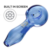 (HAND PIPE) 4" KRAVE BUILT IN SCREEN - BLUE