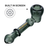 (HAND PIPE) 5" KRAVE BUILT IN SCREEN - GREY