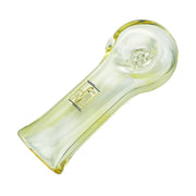(HAND PIPE) 4" KRAVE FLAT MOUTH SPOON PIPE - GOLD