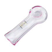 (HAND PIPE) 4" KRAVE FLAT MOUTH SPOON PIPE - PINK