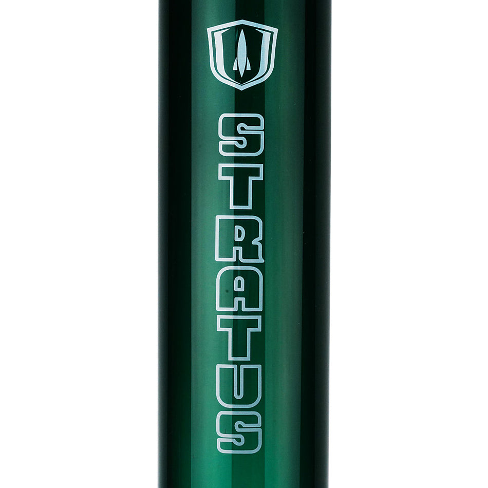 (WATER PIPE) 15" STRATUS 3 COLOR - GREEN BLACK CLEAR