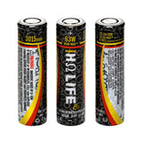 (BATTERY) HOHM LIFE  18650 2CT