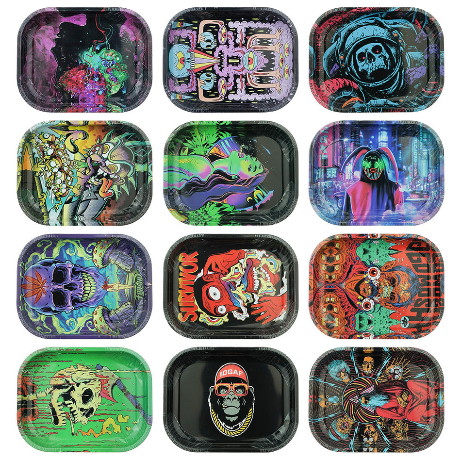 (TRAY) IDGAF METAL TRAY SMALL 12CT - ST100