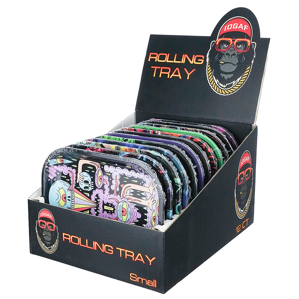 (TRAY) IDGAF METAL TRAY SMALL 12CT - ST100