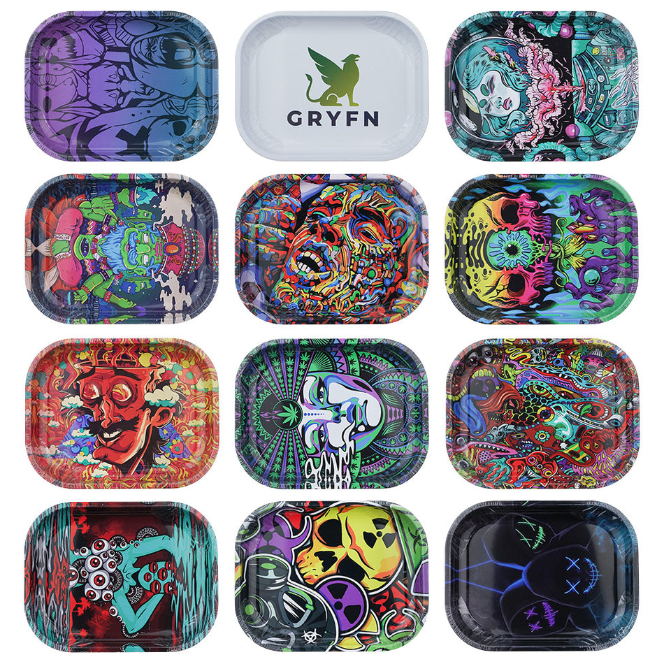 (TRAY) IDGAF METAL TRAY SMALL 12CT - ST200