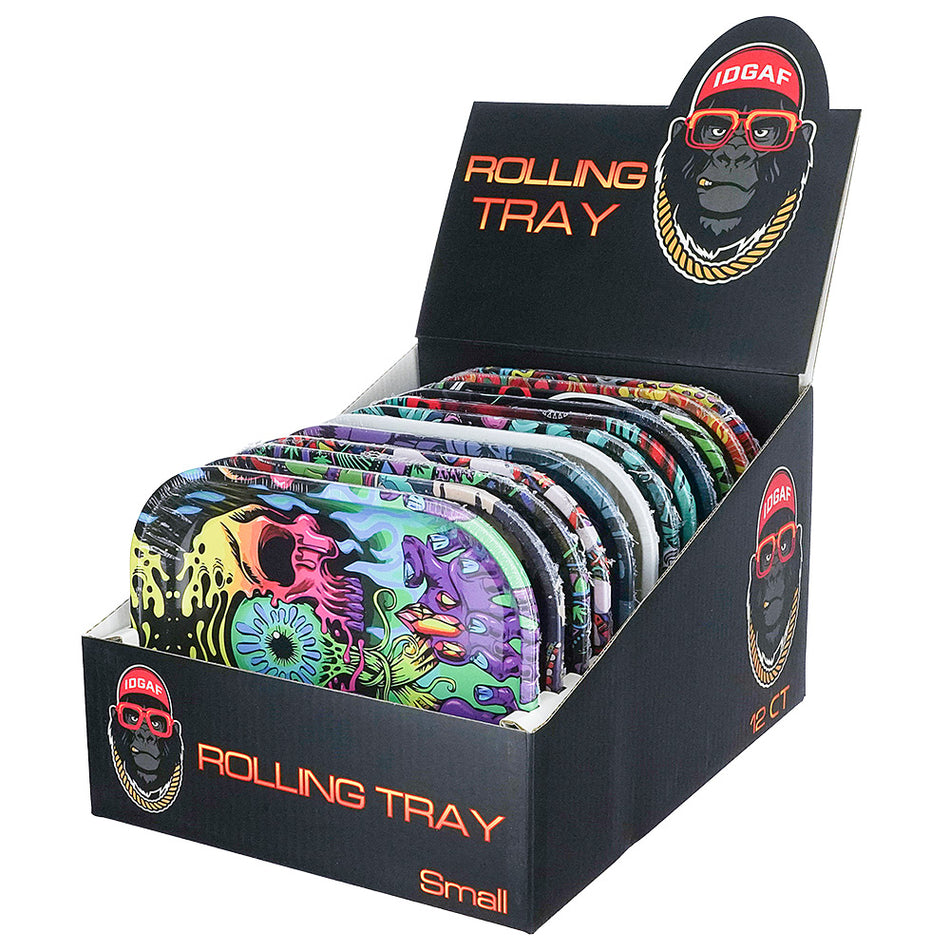 (TRAY) IDGAF METAL TRAY SMALL 12CT - ST200