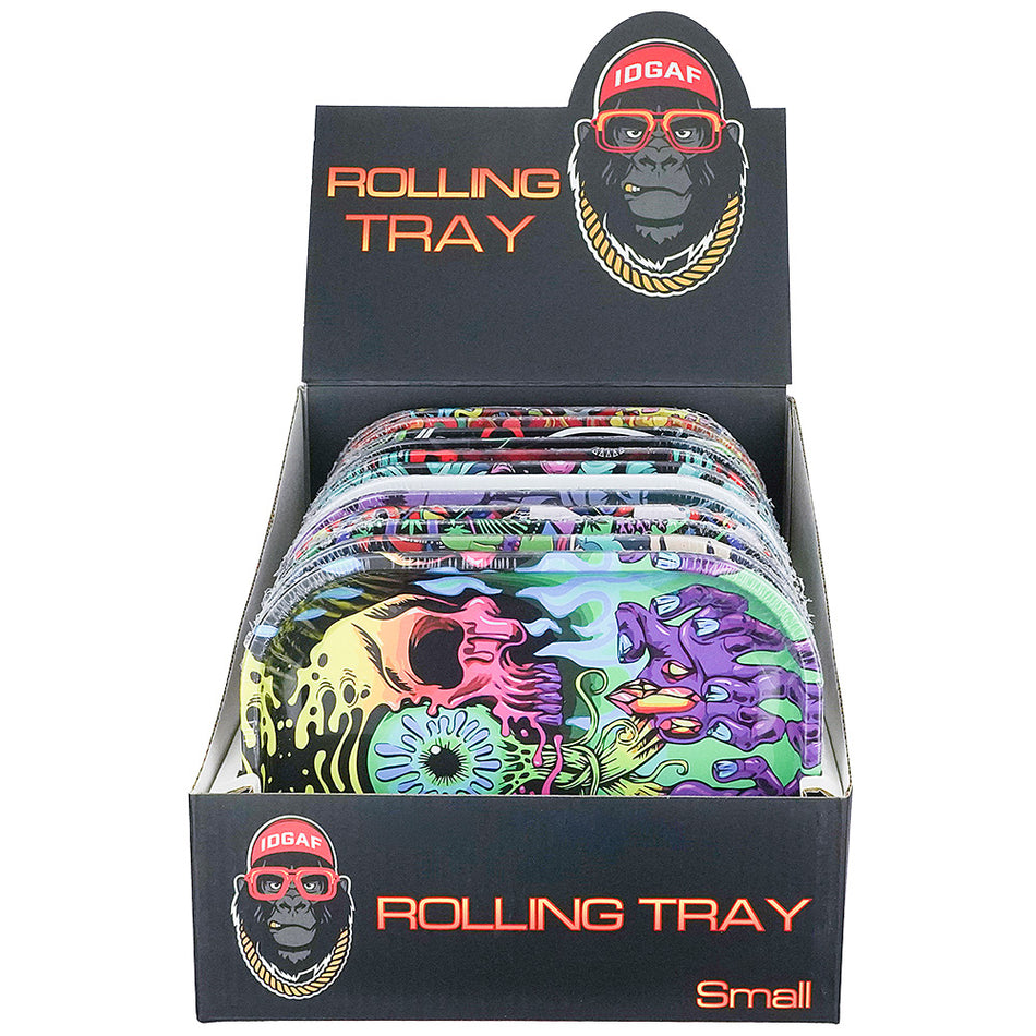 (TRAY) IDGAF METAL TRAY SMALL 12CT - ST200