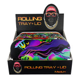 (TRAY) IDGAF METAL TRAY WITH MAGNET LID MEDIUM 8CT - MT400