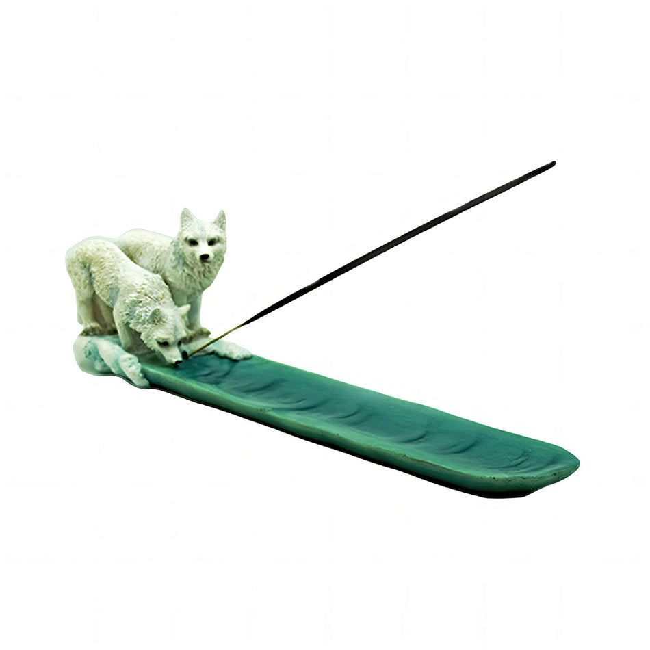 (INCENSE BURNER) FANTASY - WOLVES