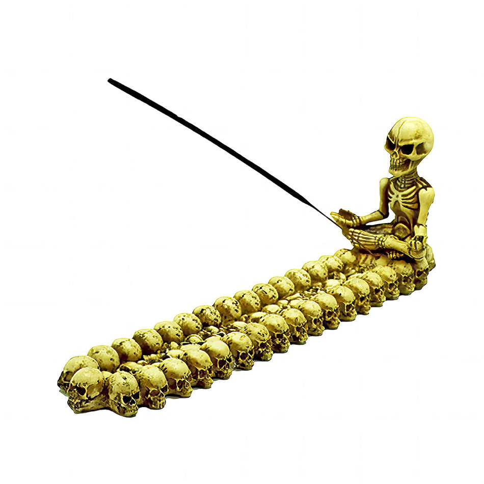 (INCENSE BURNER) FANTASY - SKELETON BOAT