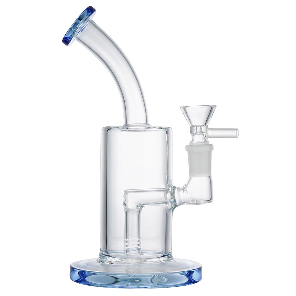 (RIG) 7.5" HEAVY OIL RIG - CLEAR BLUE