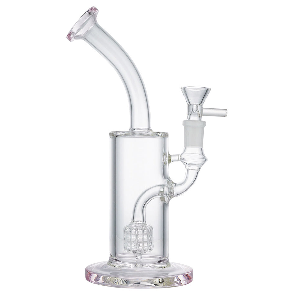 (RIG) 9" HEAVY OIL RIG - CLEAR PINK