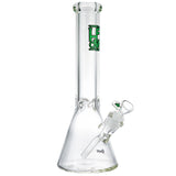(WATER PIPE) 14" KRAVE 9MM THICK BEAKER - GREEN