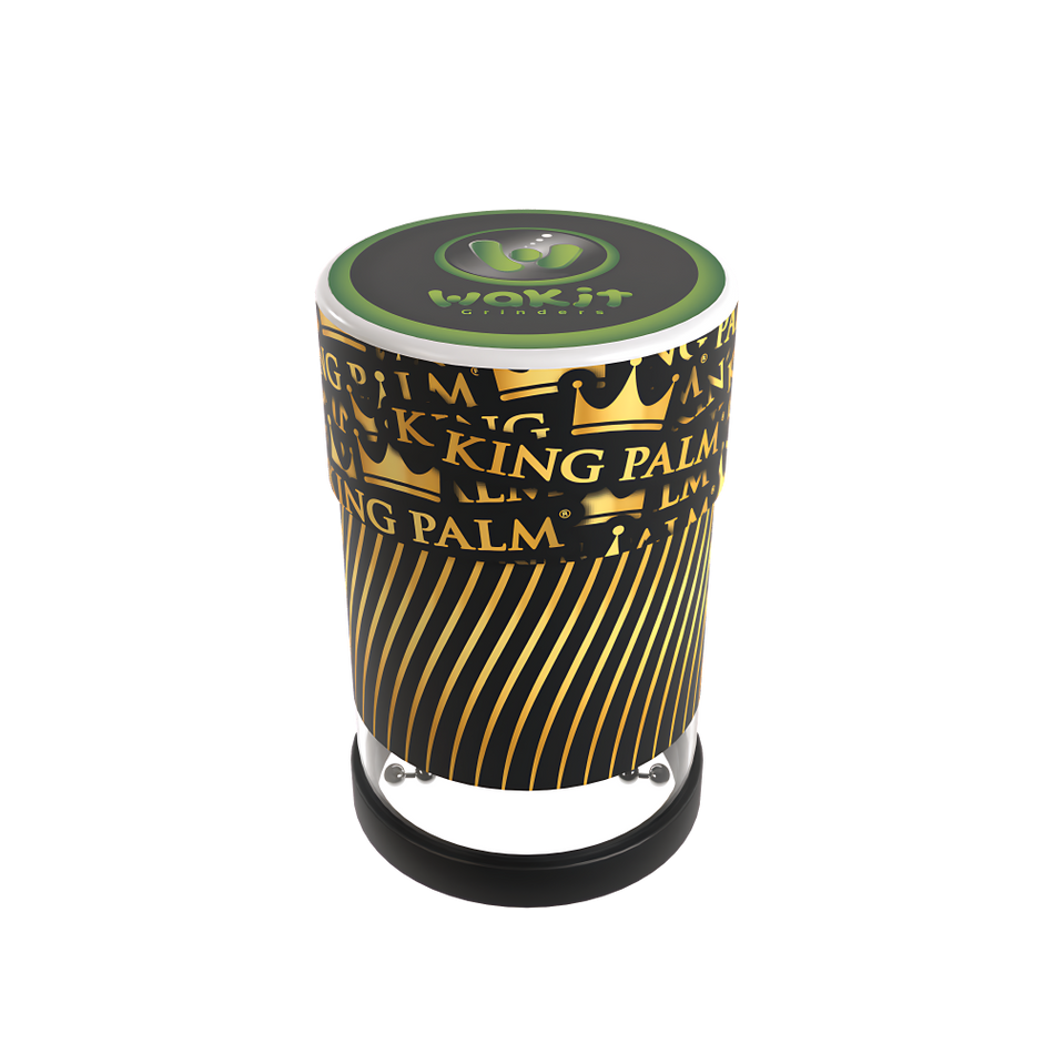 (GRINDER) KING PALM X WAKIT ELECTRIC GRINDER - BLACK GOLD