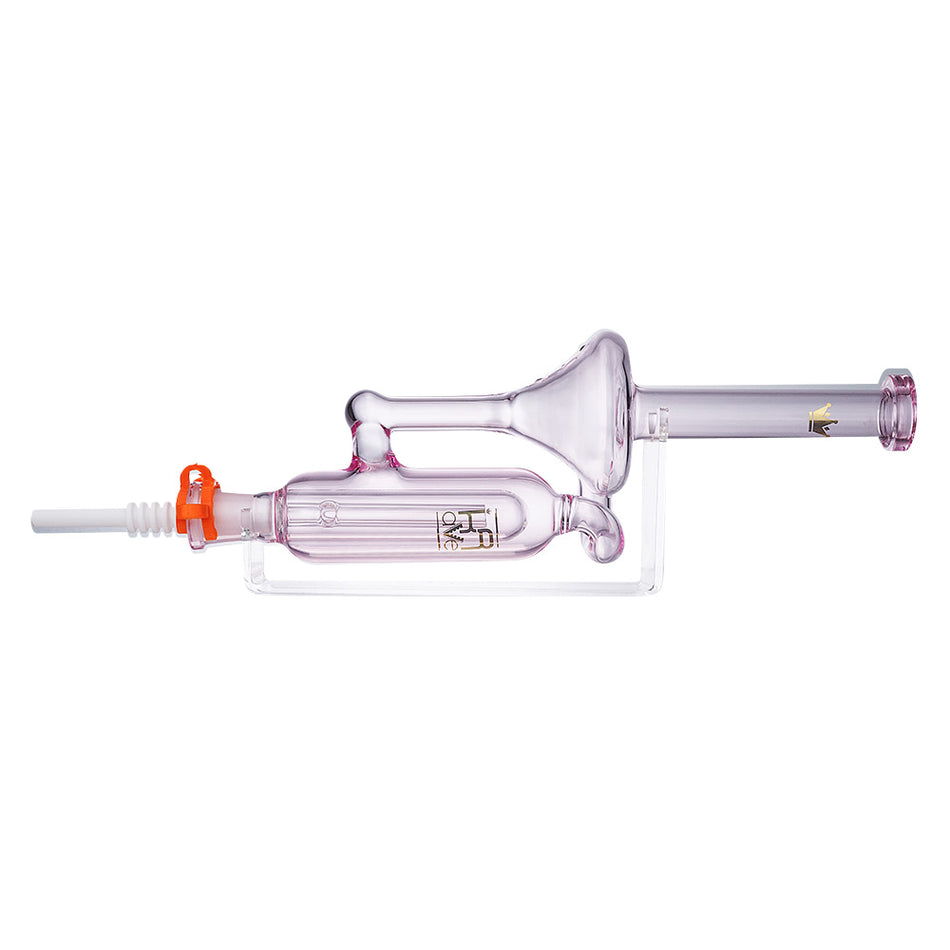 (NECTAR COLLECTOR) 10.5" KRAVE RECYCLER WITH CERAMIC TIP - PINK