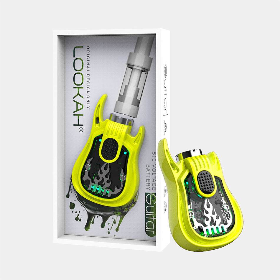 lookah guitar vape battery BATTERY) LOOKAH GUITAR BATTERY 350MAH