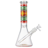 (WATER PIPE) 10" GLOW PSYCHEDELIC WAVE - PINK