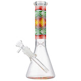 (WATER PIPE) 10" GLOW PSYCHEDELIC WAVE - PINK