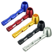 (METAL PIPE) 4.75" CNC PIPE GLASS STEM