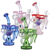 (WATER PIPE) 8" DOUBLE SHOT - PINK