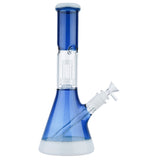 (WATER PIPE) 12" TRIPLE TONE DIAMOND UFO PERC - BLUE