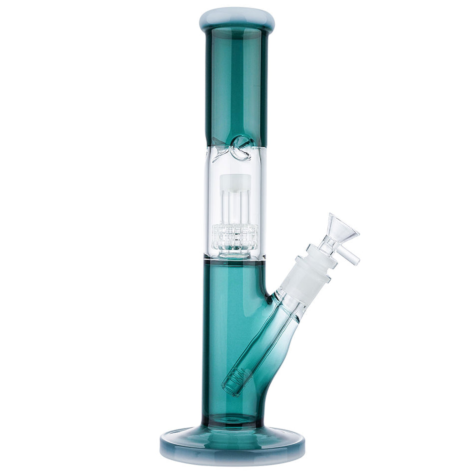 (WATER PIPE) 12" DIAMOND UFO PERC - TEAL
