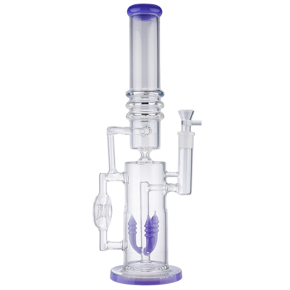 (WATER PIPE) 17" LOOKAH STYLE WHEEL ON THE SIDE - PURPLE
