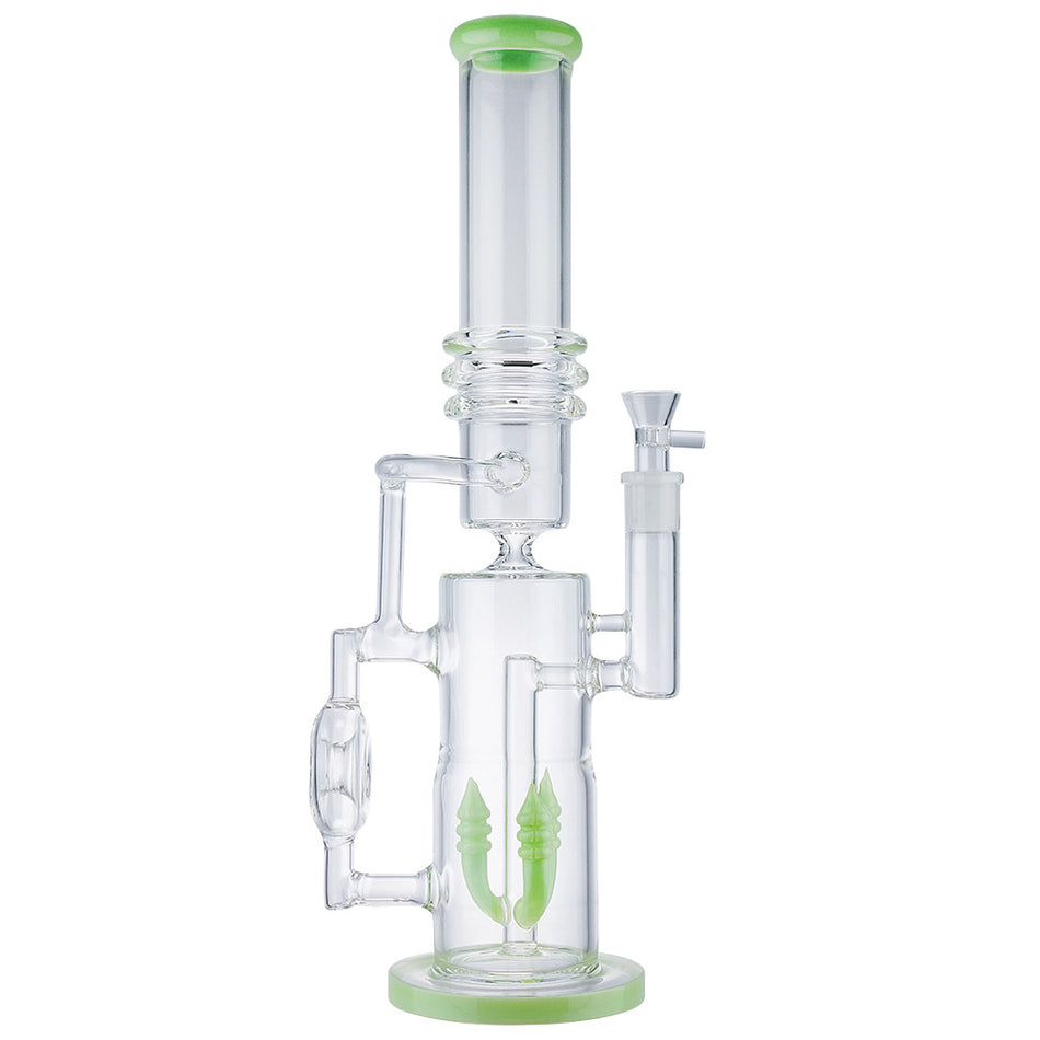 (WATER PIPE) 17" LOOKAH STYLE WHEEL ON THE SIDE - JADE GREEN