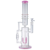 (WATER PIPE) 17" LOOKAH STYLE WHEEL ON THE SIDE - JADE PINK