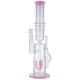 (WATER PIPE) 17" LOOKAH STYLE WHEEL ON THE SIDE - JADE PINK