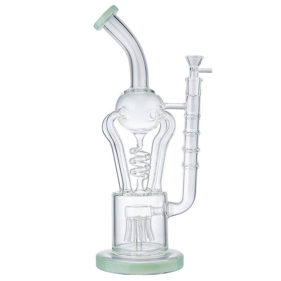 (WATER PIPE) 14" SCIENTIFIC - JADE GREEN