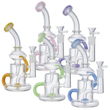 (RECYCLER) 8" COLOR RECYCLER - JADE BLUE