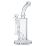 (WATER PIPE) 9.5" MATRIX WHIEEL PERC - CLEAR
