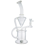 (WATER PIPE) 13.5" CONE JOINT TO BARREL RECYCLER - GREY