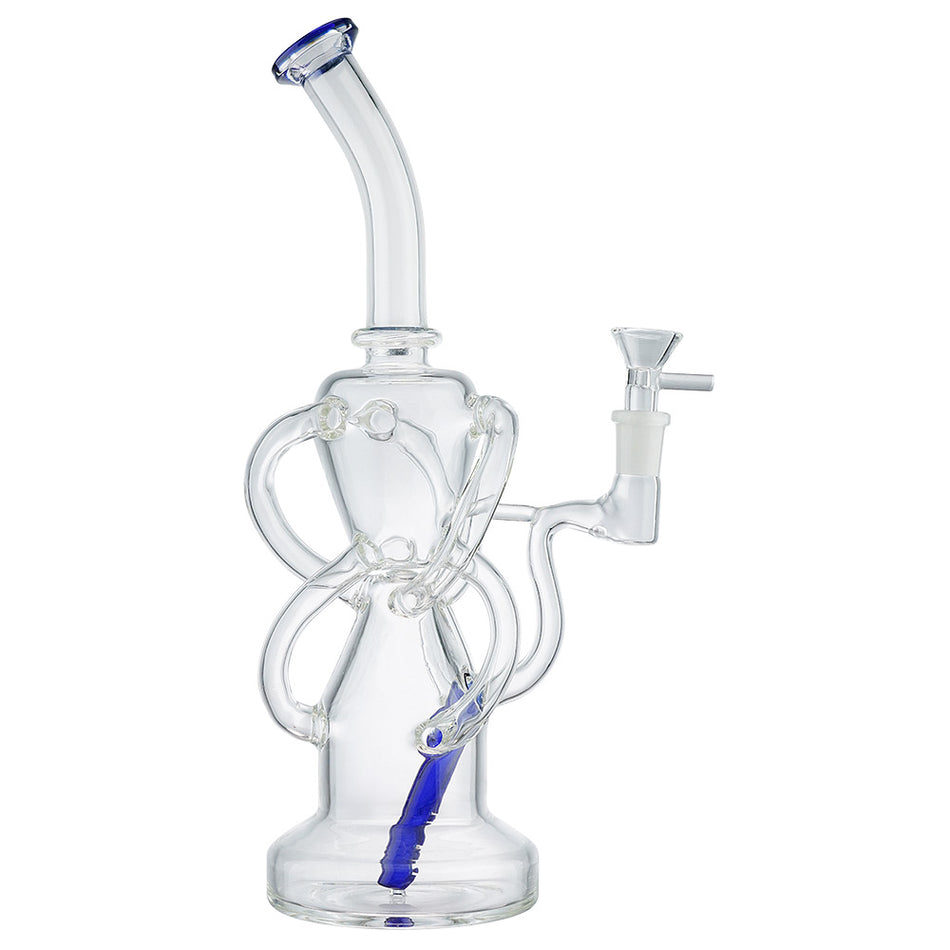 (WATER PIPE) 13" SIX JOINTS - BLUE