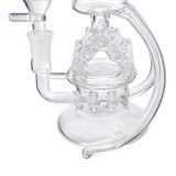 (RECYCLER) 8.5" 5 BARREL UNDER HORNS - CLEAR