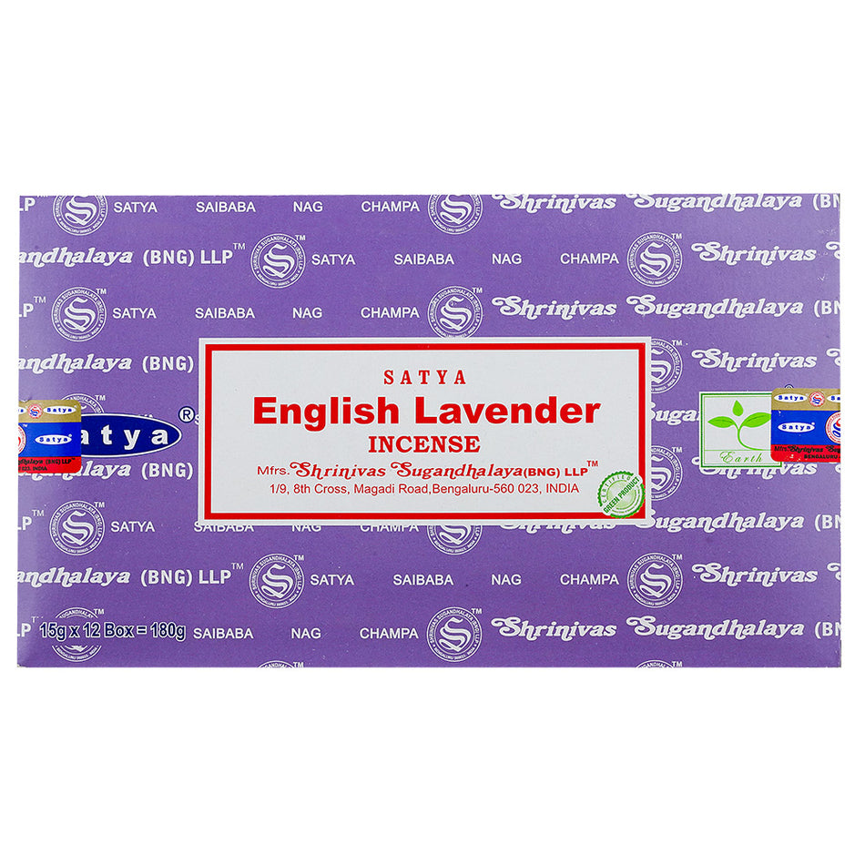 (INCENSE) NAG CHAMPA 15G - ENGLISH LAVENDER 12CT
