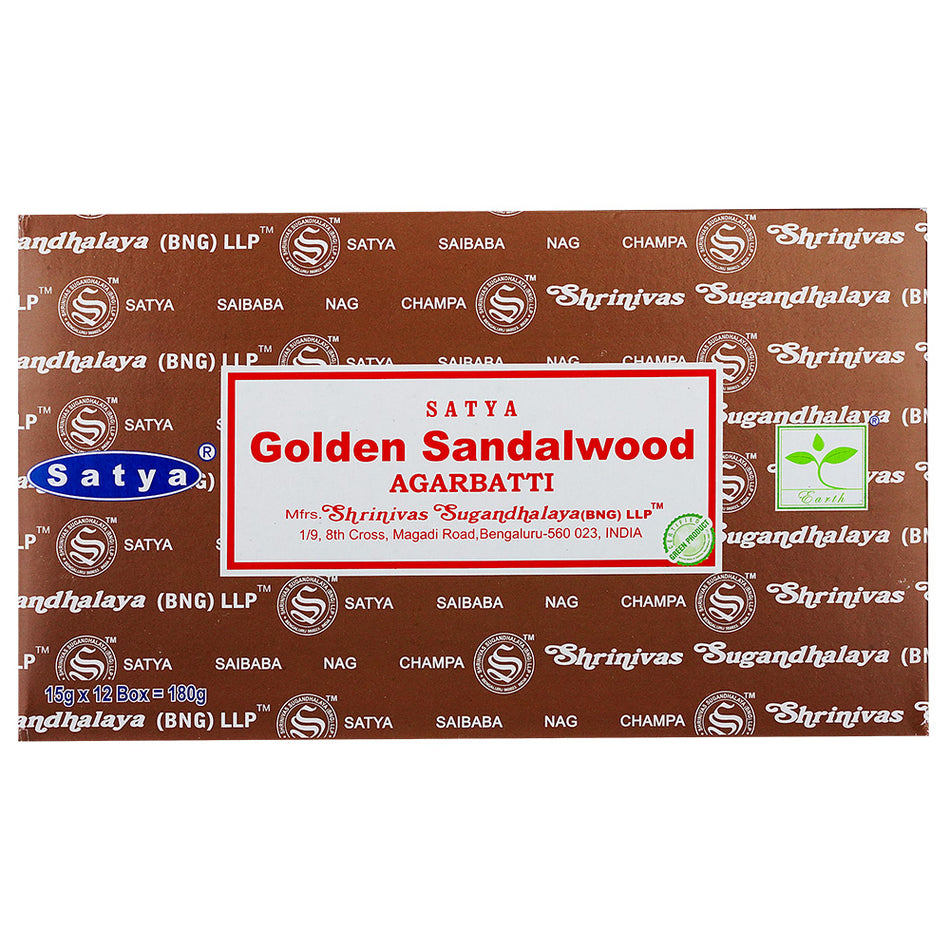(INCENSE) NAG CHAMPA 15G - GOLDEN SANDALWOOD
