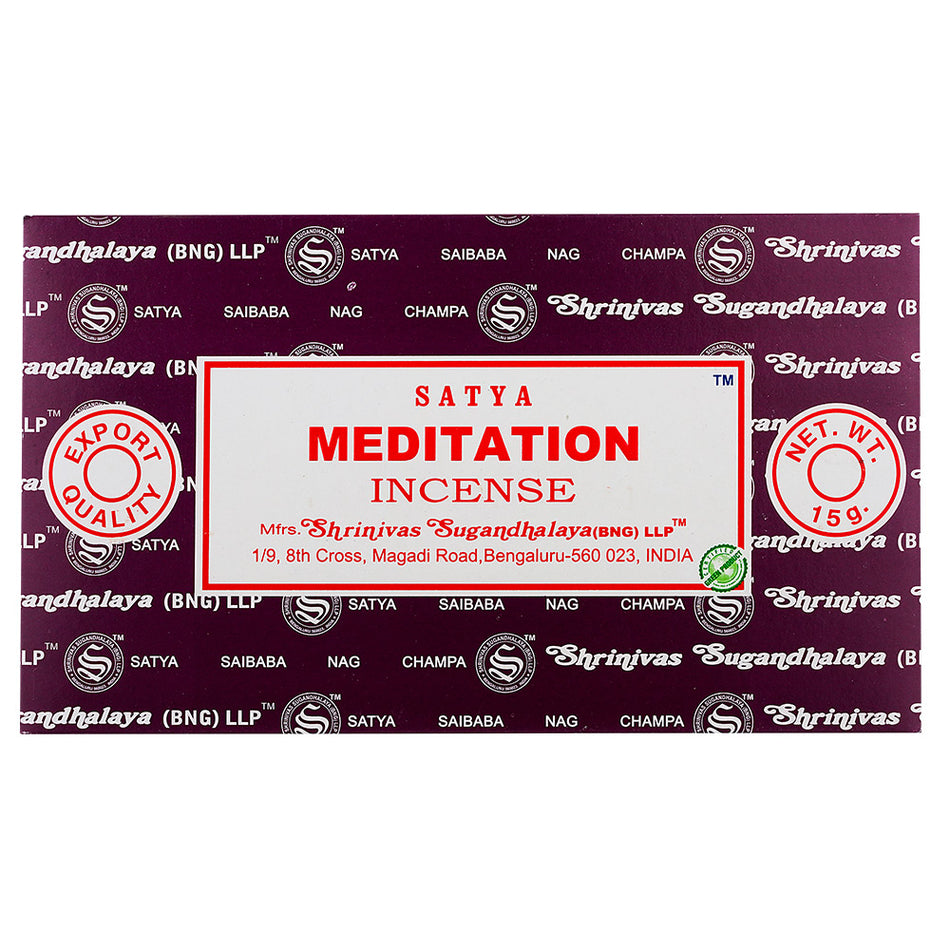 (INCENSE) NAG CHAMPA 15G - MEDITATION 12CT