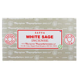 (INCENSE) NAG CHAMPA 15G - WHITE SAGE 12CT