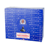 (INCENSE) NAG CHAMPA BACKFLOW DHOOP CONES STYA 10CT - NAG CHAMPA