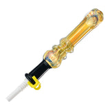 (NECTAR STRAW) DOUBLE RING COLOR LINE WITH 10mm CERAMIC TIP